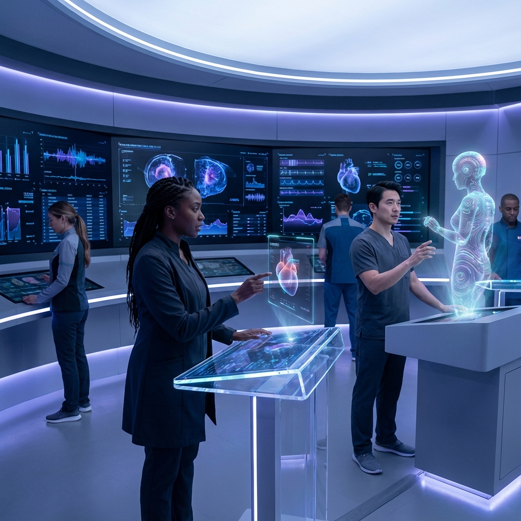 AI and Human Doctors Collaborating